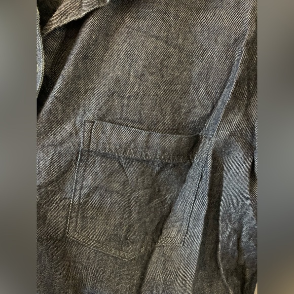 PrAna Ediza tie front chambray button up in Size M - Picture 4 of 7